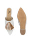 Aady Austin Women Tassel White Open Toe Block Heels (AUSF19081)