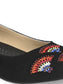 Aady Austin Women Trendy Black Round Toe Flats Belly (AUSF19100)