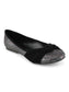 Aady Austin Women Shimmer Grey/Black Round Toe Flats Belly (AUSF20063)