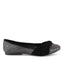 Aady Austin Women Shimmer Grey/Black Round Toe Flats Belly (AUSF20063)