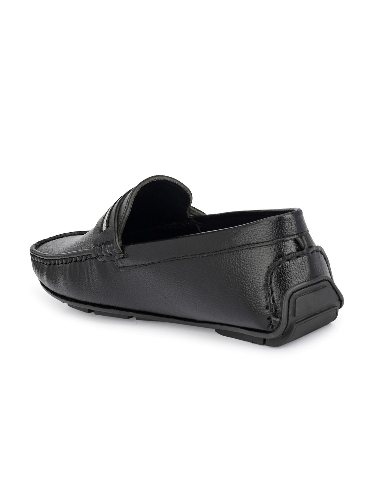 Guava Men's black Casual Slip On Driving Loafers (GV15JA782)