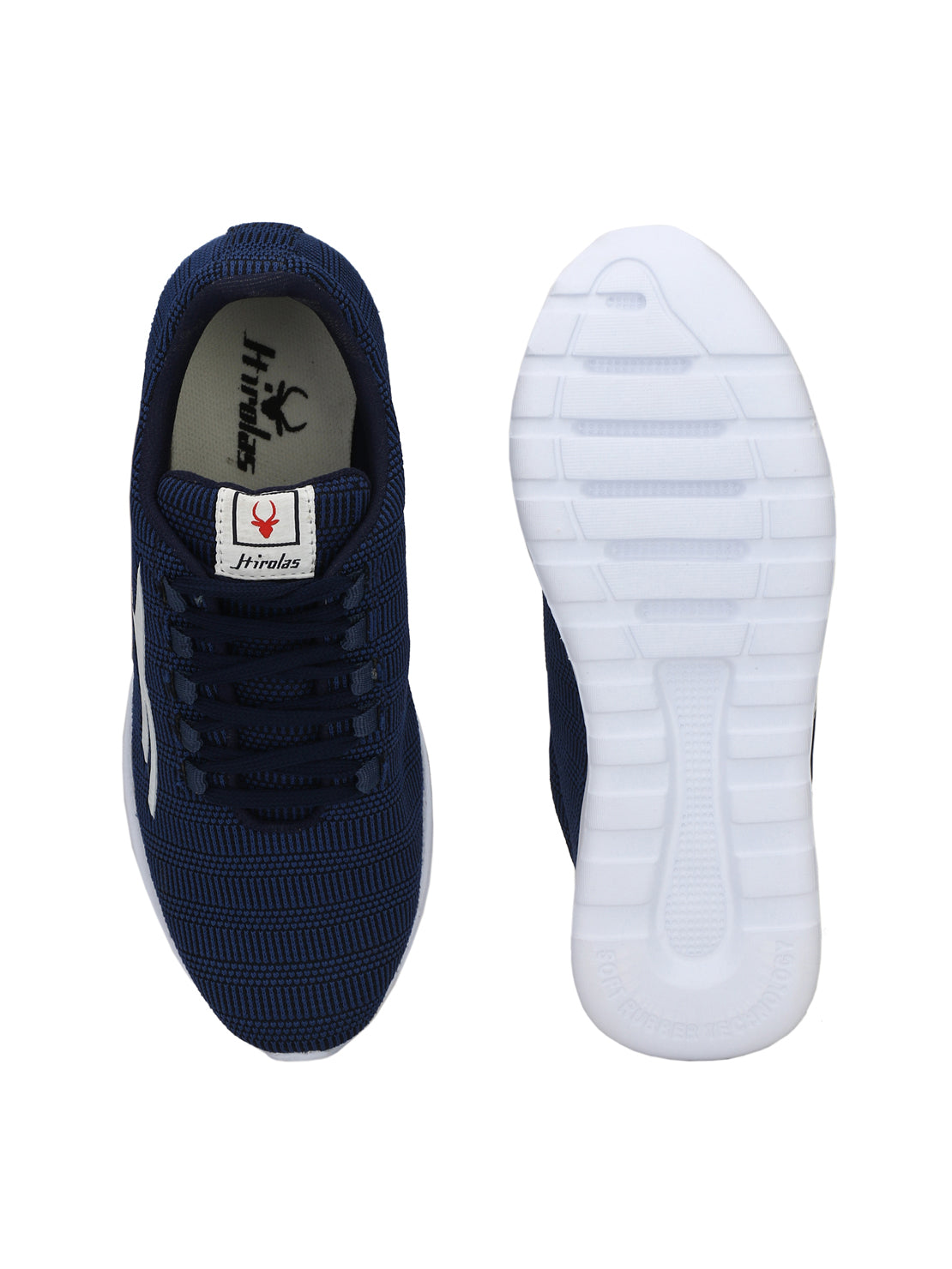 Hirolas® Men's Blue Lite Lace Up Sport Shoes (HRL1924BLU)