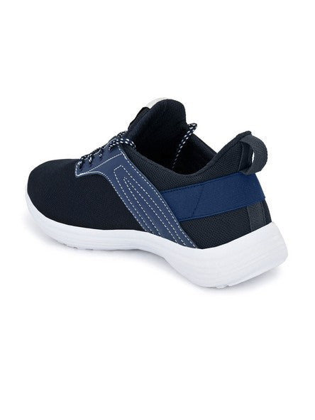 Hirolas® Men's Blue Mesh Running/Walking/Gym Lace Up Sport Shoes (HRL2020BLU)