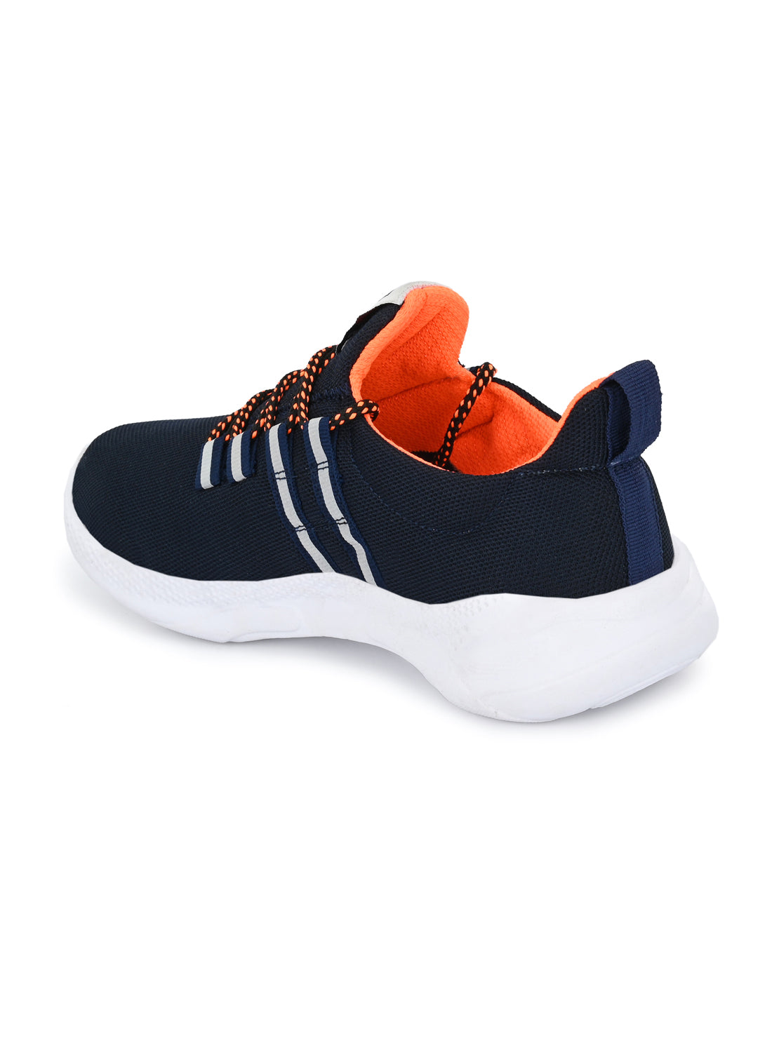 Hirolas® Men's Blue Mesh Running/Walking/Gym Lace Up Sport Shoes (HRL2023BLU)