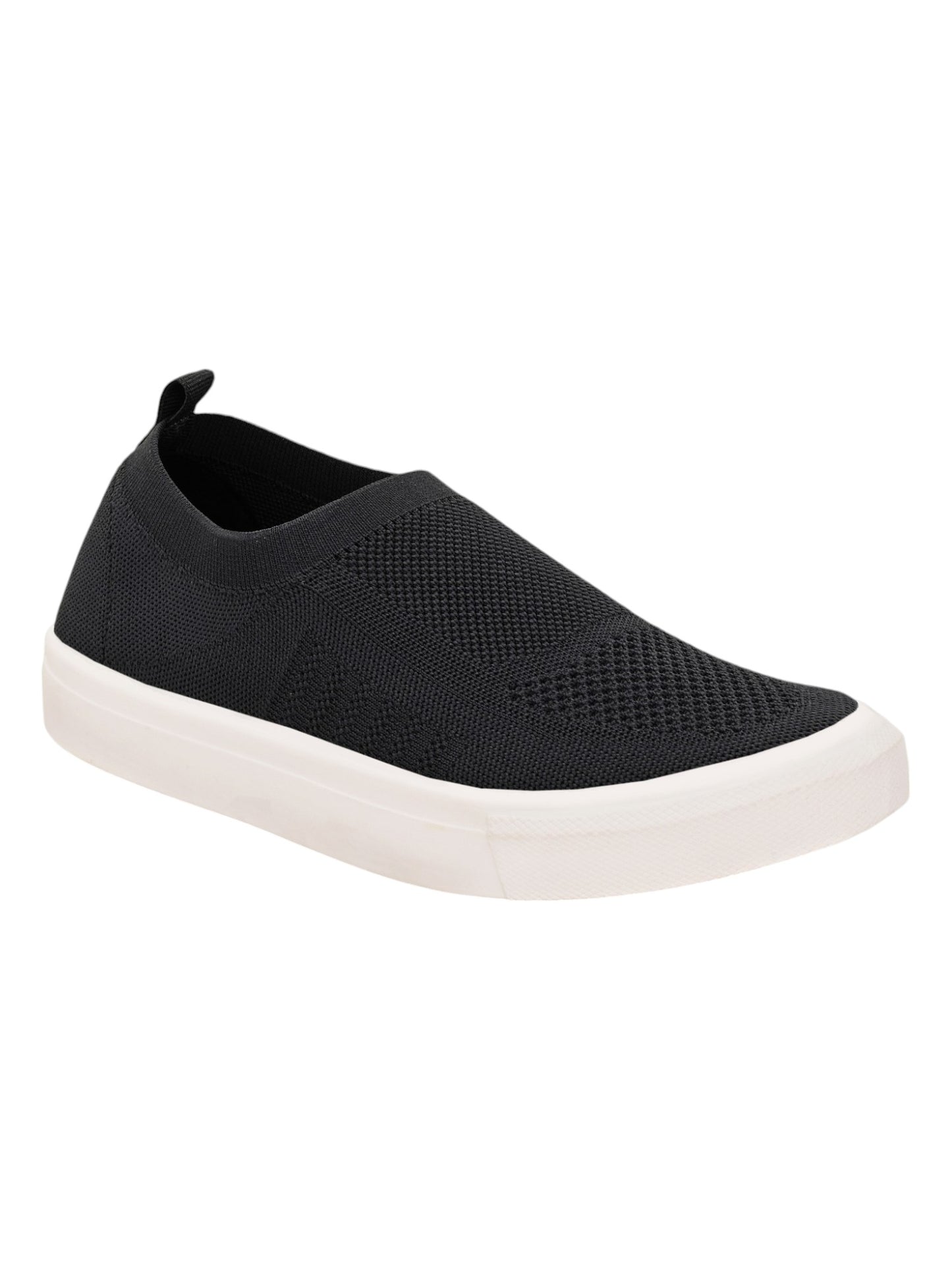 Hirolas® Men's Casual Knitted Slip-On Sneaker - Black -HRL2083BLK