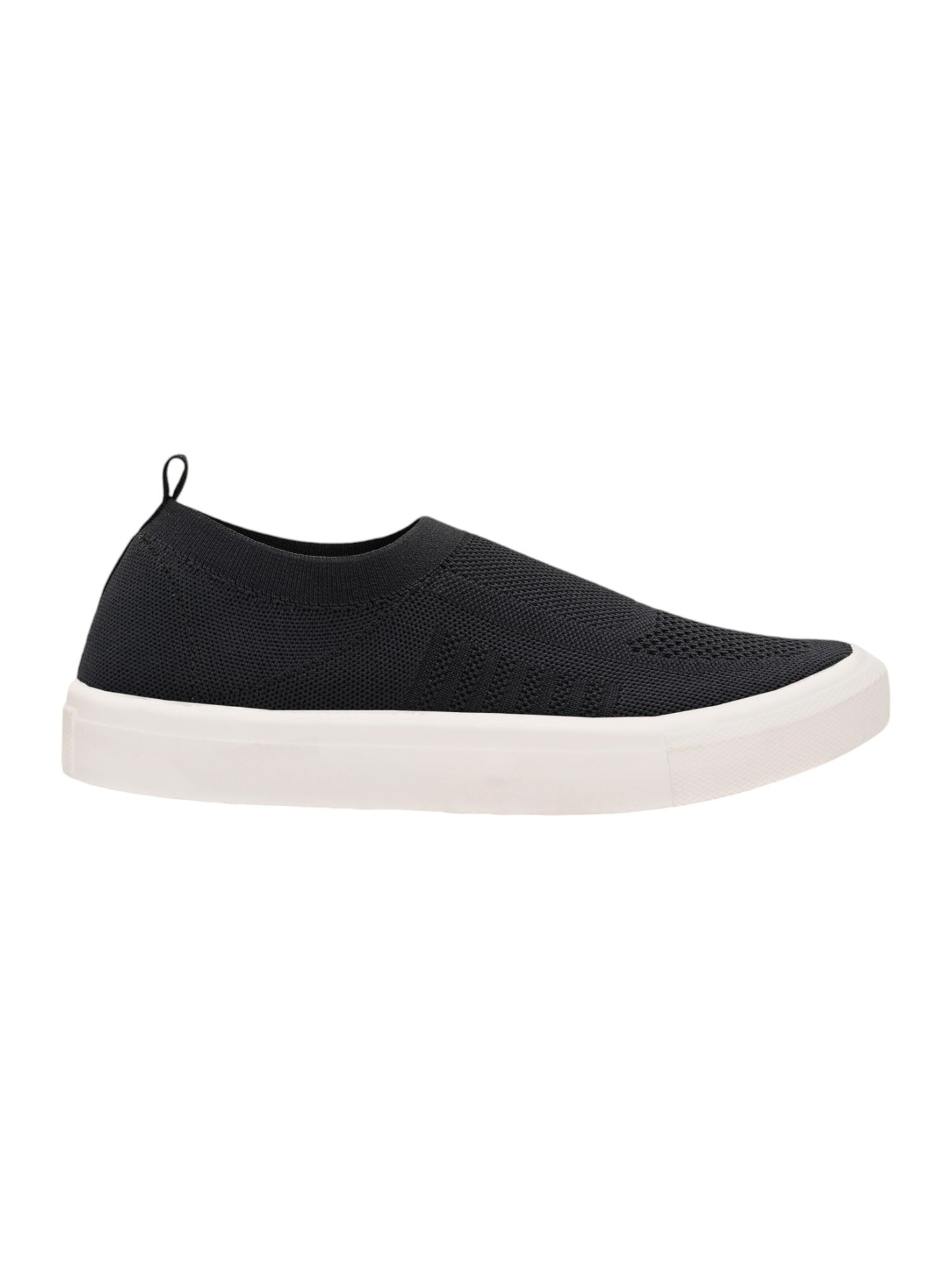 Hirolas® Men's Casual Knitted Slip-On Sneaker - Black -HRL2083BLK