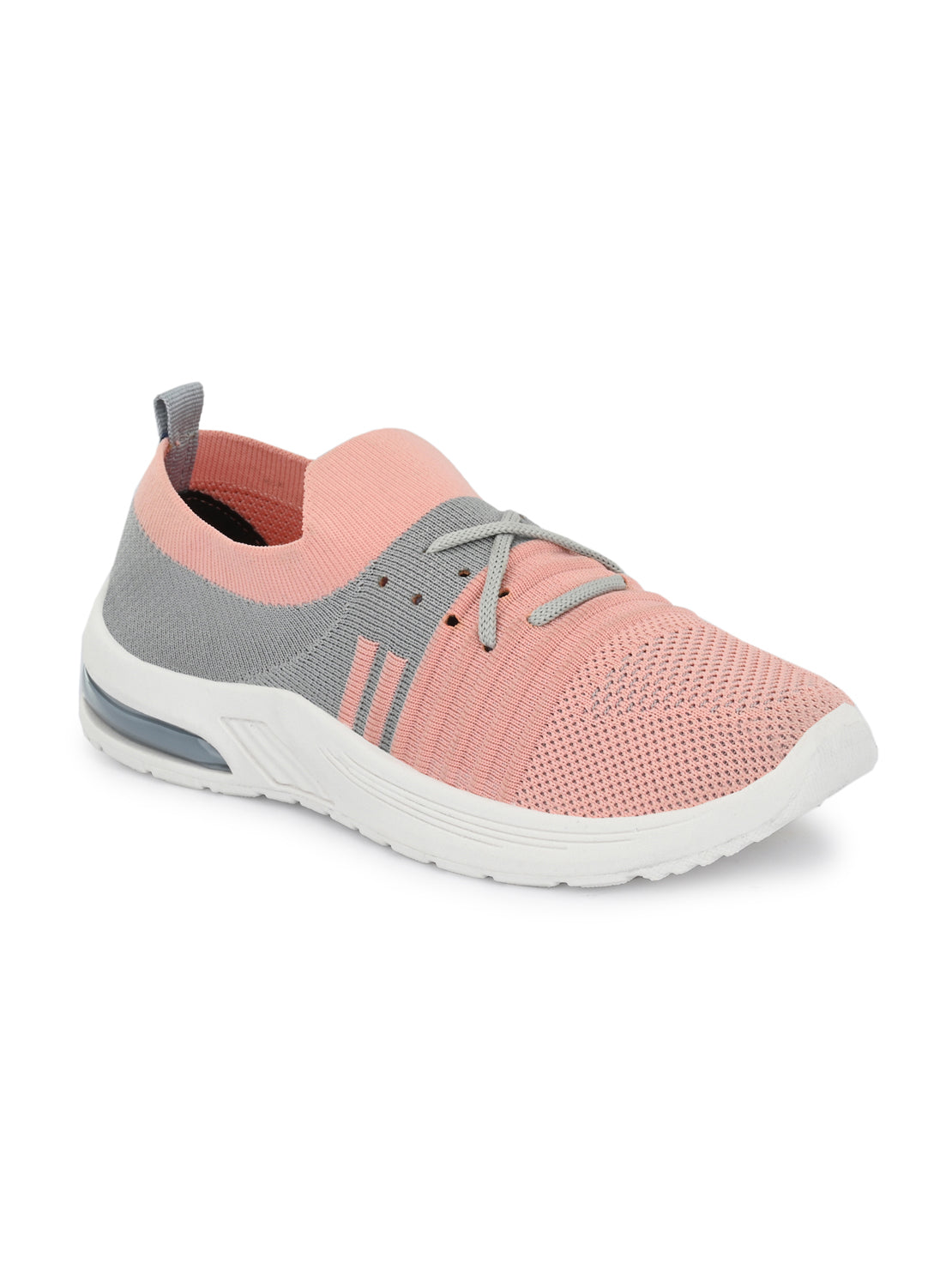 Hirolas® Women Pink Casual Running Walking Jogging Gym comfortable Athletic Lace-Up Sports_Shoes (HRLWF10PNK)