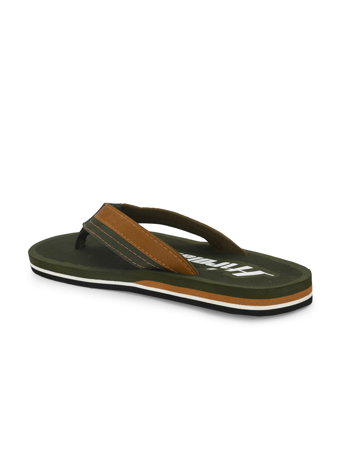 Hirolas® Men's|Comfortable Ligh-Weight Fashionable  Flip-Flops /Slippers. HROFF31GRN