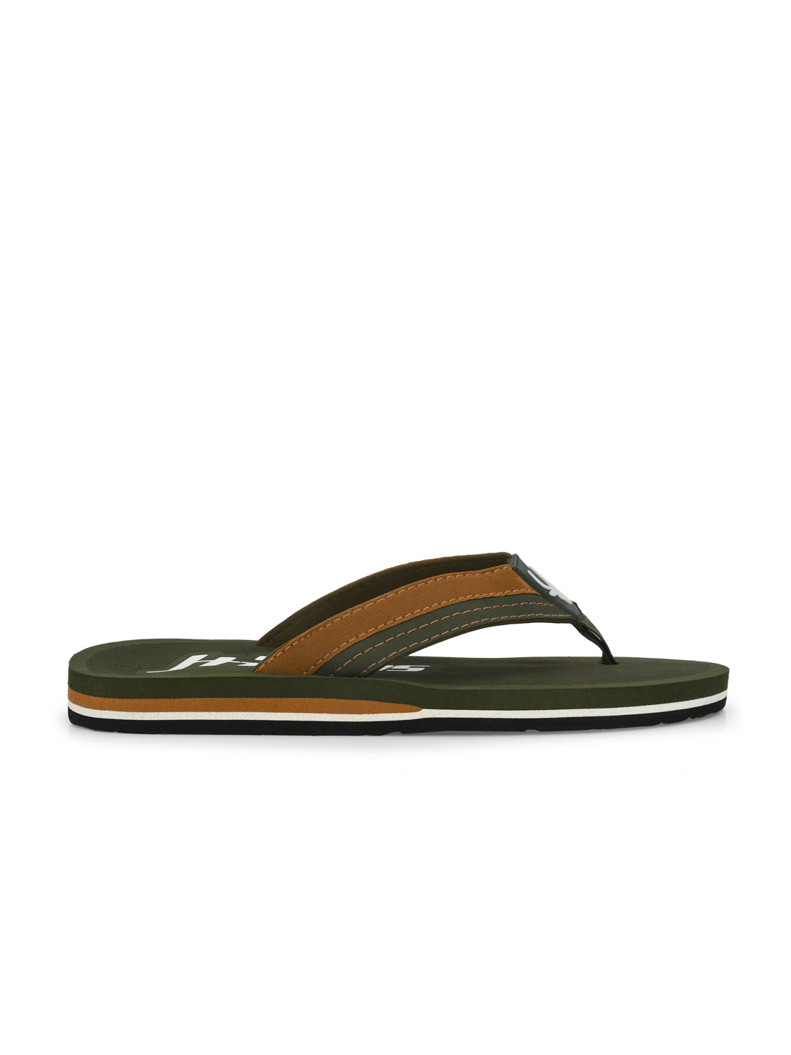 Hirolas® Men's|Comfortable Ligh-Weight Fashionable  Flip-Flops /Slippers. HROFF31GRN