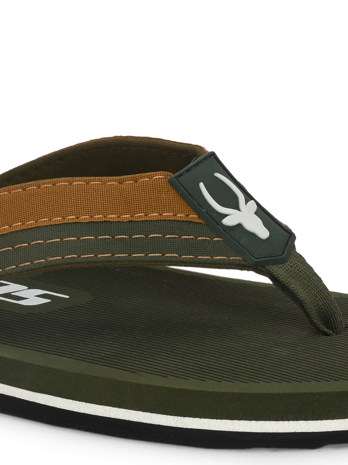 Hirolas® Men's|Comfortable Ligh-Weight Fashionable  Flip-Flops /Slippers. HROFF31GRN