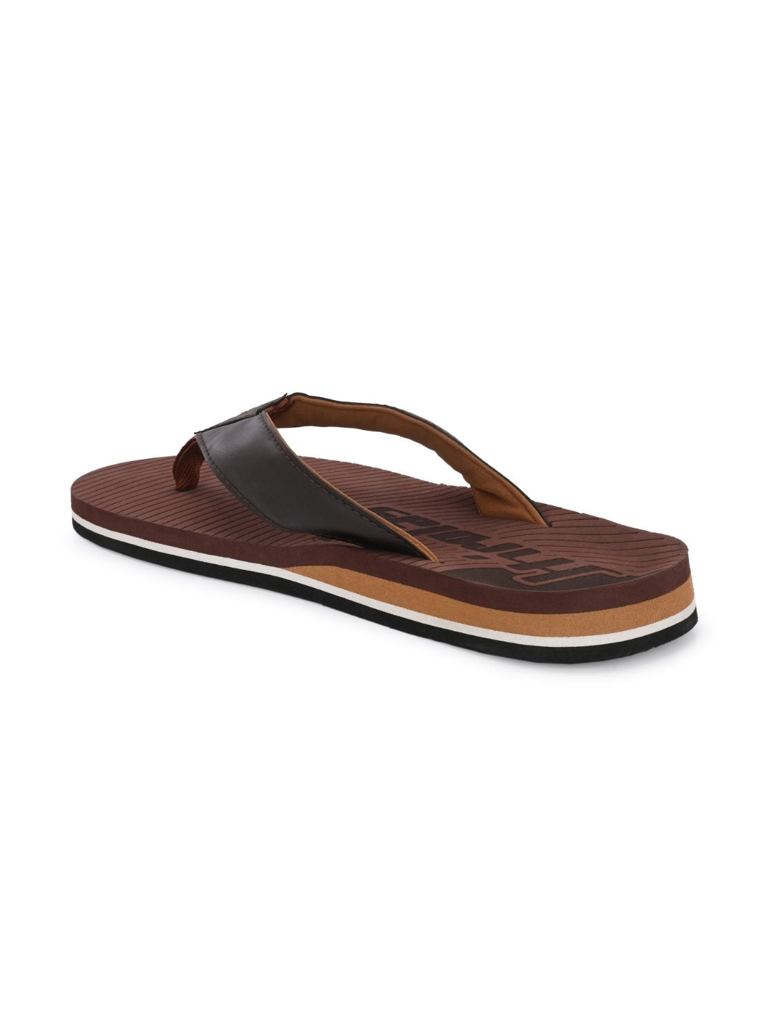 Hirolas® Men's |Comfortable Ligh-Weight Fashionable Flip-Flops HROFF35BRN