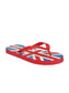 Hirolas® Men's Red Printed Thong Flip-Flops (HROBF05RED)