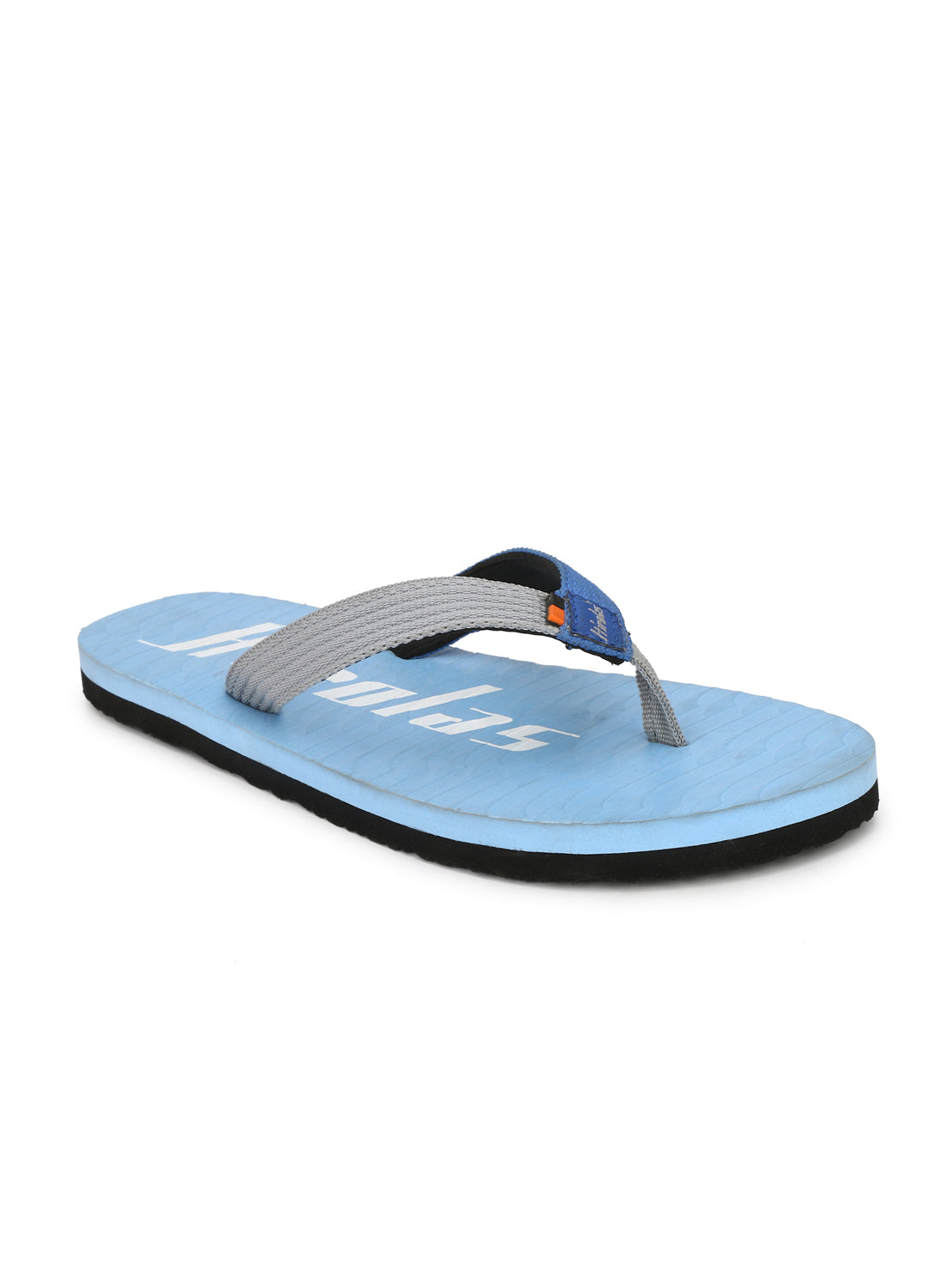 Hirolas® Men's Sky Blue Fabrication Flip-Flops (HROFF07SKY)