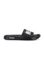 Hirolas® Men's Black Printed Slider Flip-Flops (HROMSL01BLK)